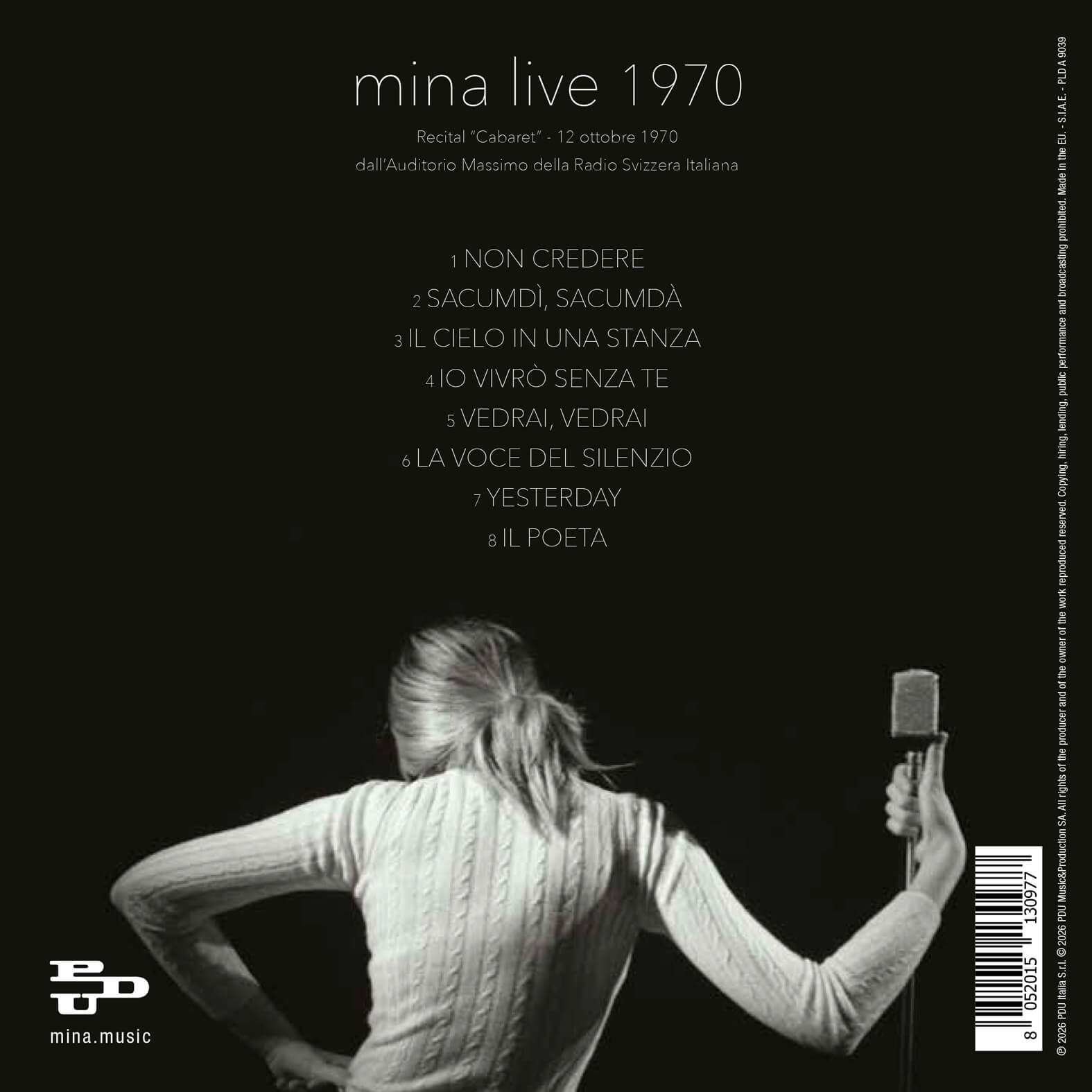 MINA LIVE 1970 | CD